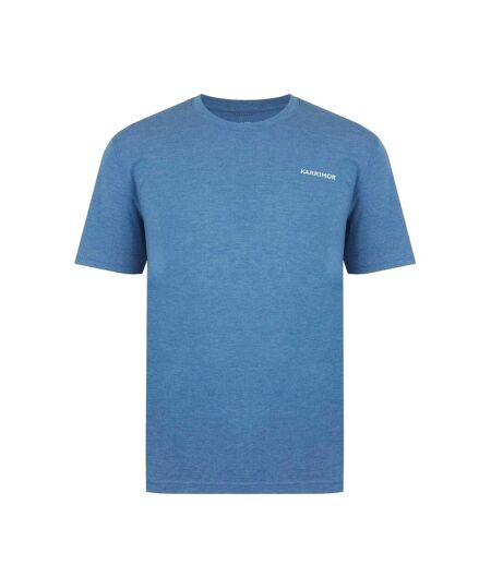 T-shirt Motif/style Logo Sur Poitrine Tech Homme Bleu Karrimor