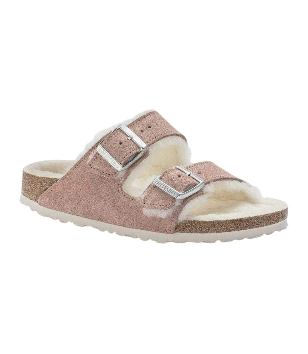 Claquettes Motif/style Logo Arizona Femme Rose Birkenstock-1