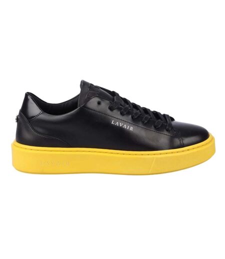 Baskets Style Logo Luna Homme Noir Jaune Lavair