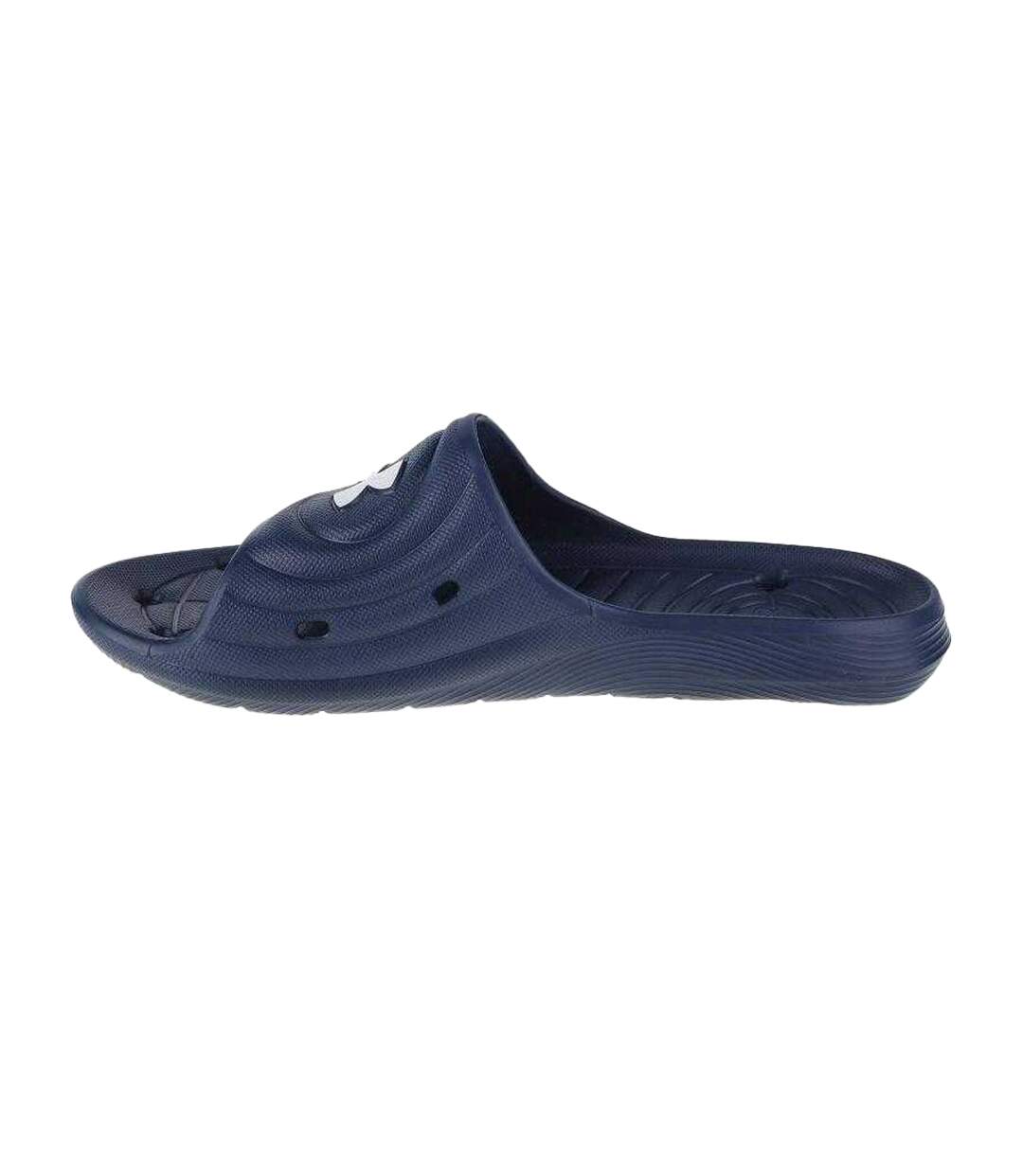 Claquettes Locker Homme Bleu Marine Under Armour-4