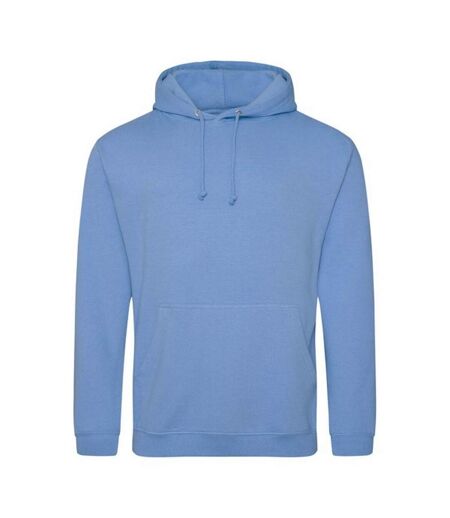 Sweat À Capuche College Adulte Bleu Bleuet Awdis