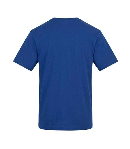 Mens Bicycle T-shirt Blue Plain Lazy
