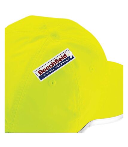 Beechfield Enhanced-viz / Hi Vis Baseball Cap / Headwear (Fluorescent Yellow) - UTRW205