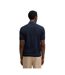 Mens Zip Neck Regular Short-sleeved Polo Shirt Dark Blue Boss-2