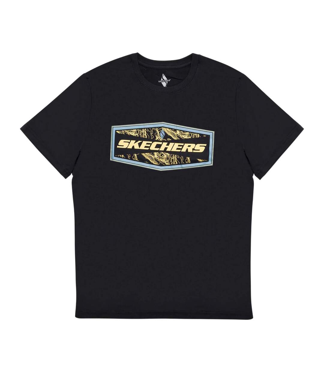 T-shirt Latitude Homme Noir Skechers-2