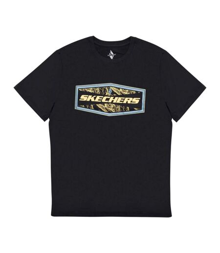T-shirt Latitude Homme Noir Skechers