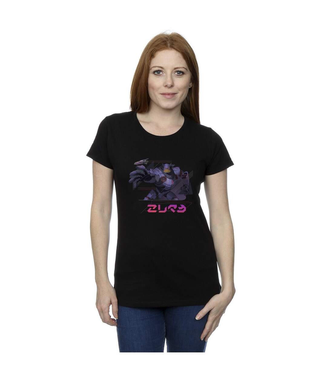Disney T-shirt en coton Lightyear Zurg Complex Femme/Ladies (Noir) - UTBI29074-2