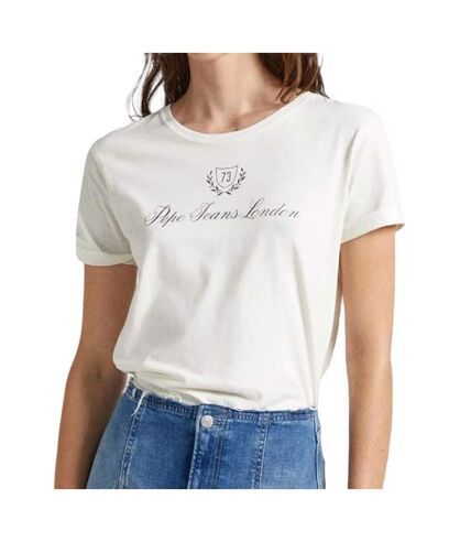 T-shirt Écru Femme Pepe Jeans Vivian - L