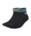 x3 paires de chaussettes noires homme adidas 3 stripes ankle-1