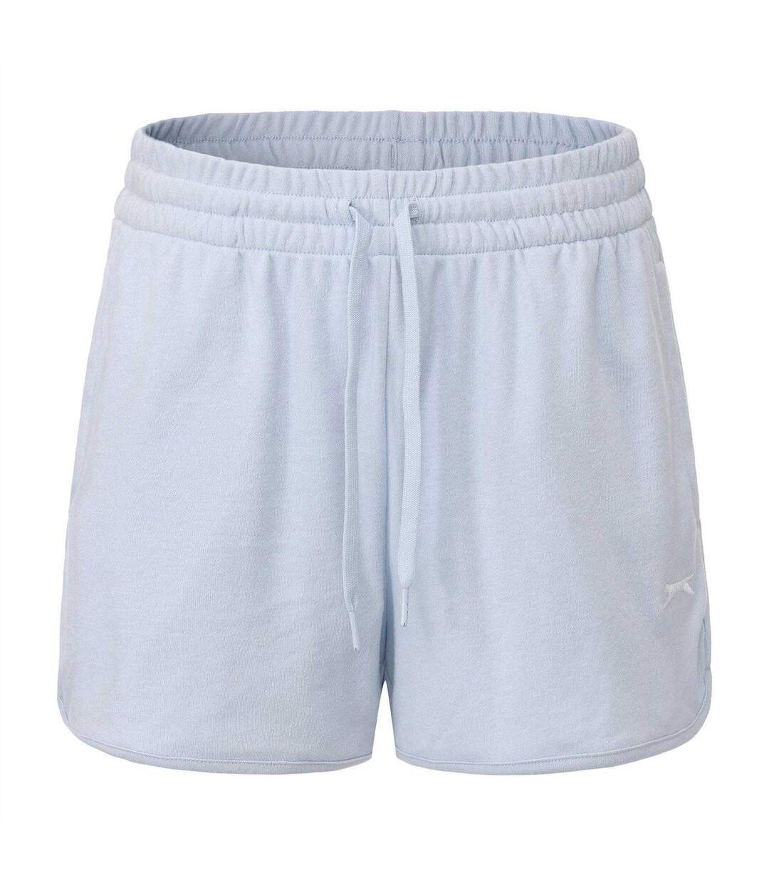 Womens/ladies Lightweight Shorts Light Blue Slazenger-1