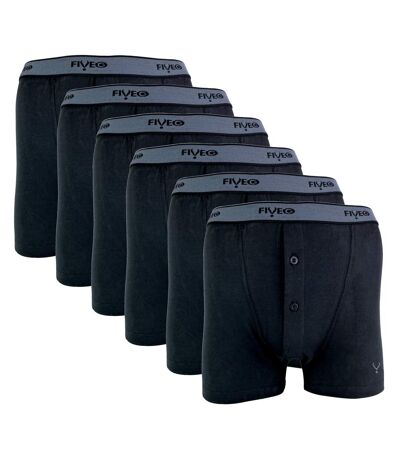FiveG - 2 Pack Mens Breathable Fairtrade Cotton Rich Boxers Shorts