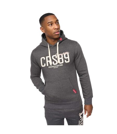Sweat À Capuche Ellsworth Homme Charbon Chiné Crosshatch