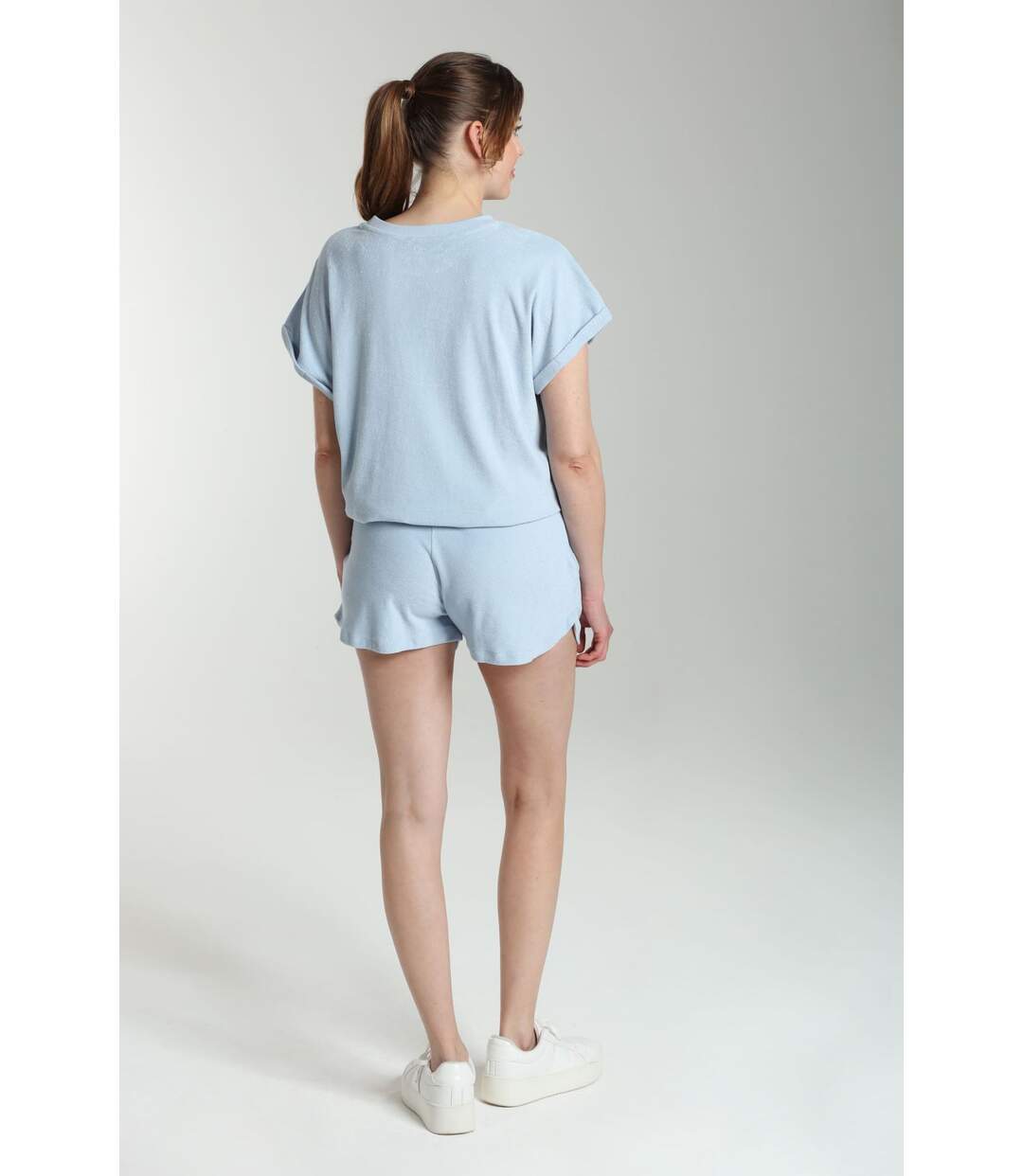 Ensemble tee shirt et short molleton femme Dilly Bis   | Gerard Pasquier-3