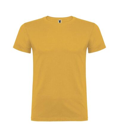 Mens beagle short-sleeved t-shirt ochre Roly