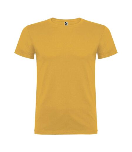 Mens beagle short-sleeved t-shirt ochre Roly