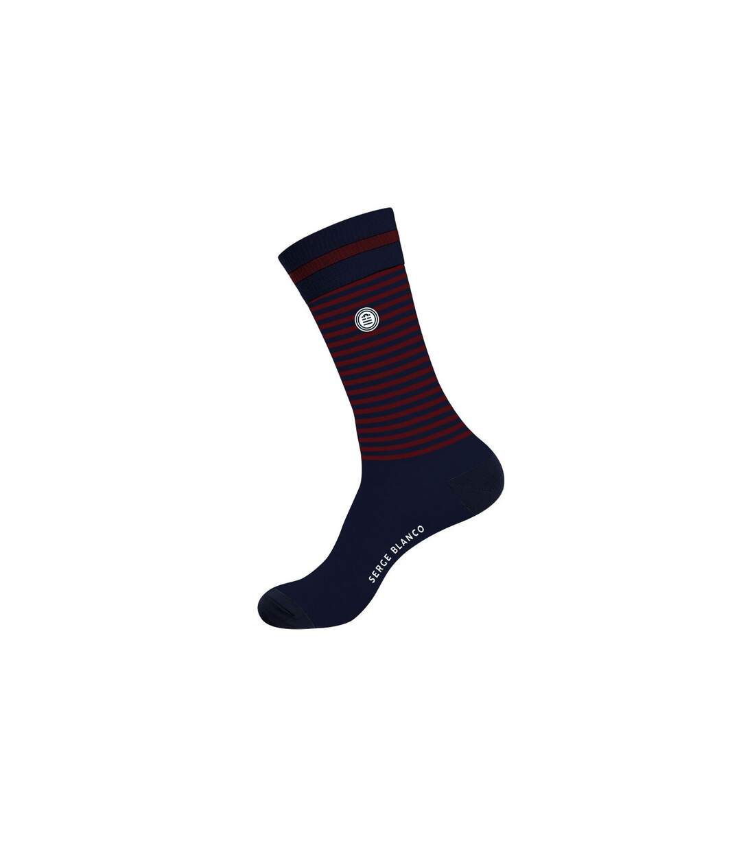 Lot de 6 paires de chaussettes de ville homme unies modèle C Serge Blanco-3
