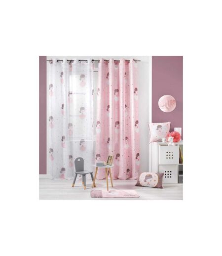 Tapis Enfant Petite Princesse 45x75cm Rose