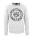 Pull Motif Logo Homme Blanc Plein Sport-2