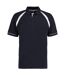 Oak Hill Polo À Manches Courtes Homme Bleu Marine Blanc Kustom Kit-1