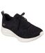 Womens/ladies ultra flex 3.0 let´s dance trainers black/rose gold Skechers