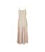 Robe longue jaune/mauve femme o'neill quorra maxi-1