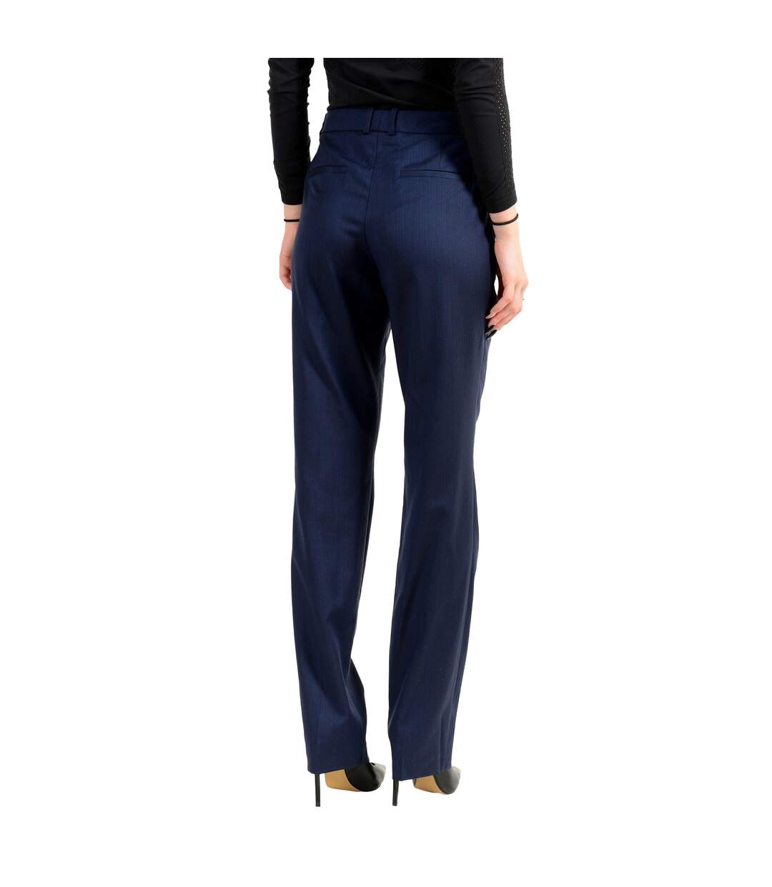 Womens/ladies Titana6 Trousers Navy Boss-2