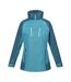 Regatta Womens/Ladies Calderdale IV Waterproof Jacket (Black/Ash) - UTRG5841