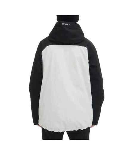 Manteau de ski écru/noir homme o'neill total disorder