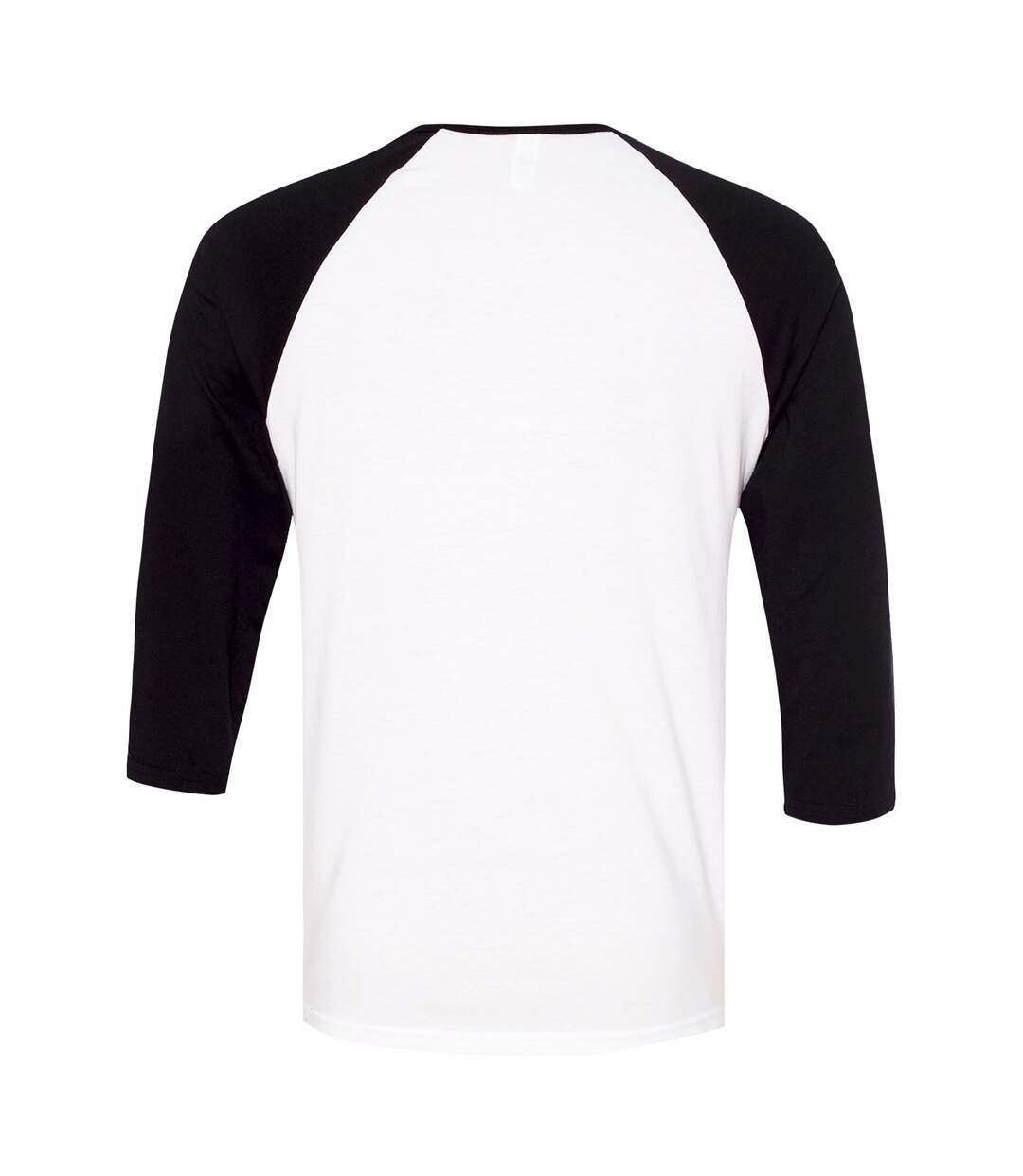 Canvas Mens 3/4 Sleeve Baseball T-Shirt (White/Black)