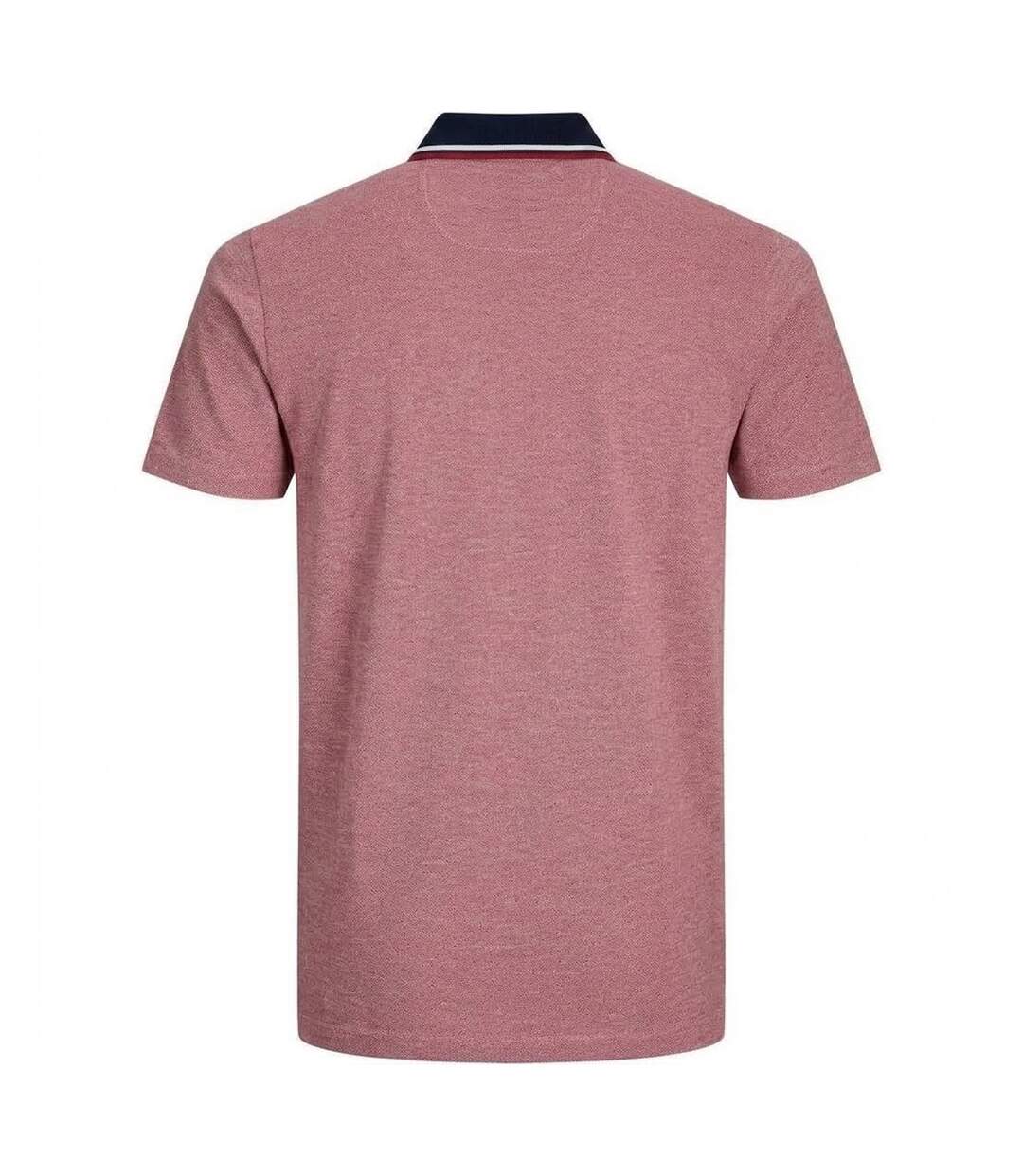 Mens Regular Short-sleeved Polo Shirt Rio Red Jack And Jones-2