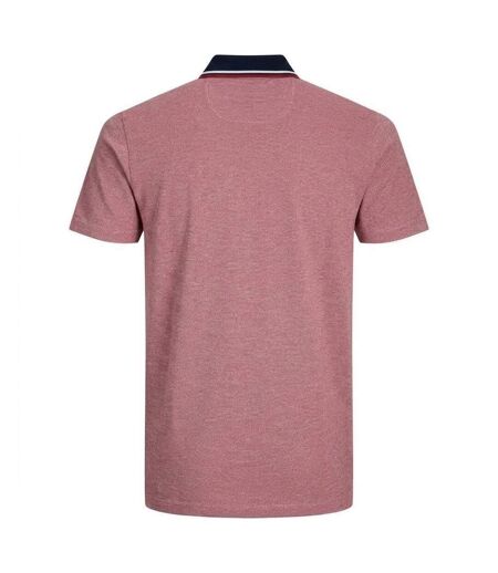 Mens Regular Short-sleeved Polo Shirt Rio Red Jack And Jones