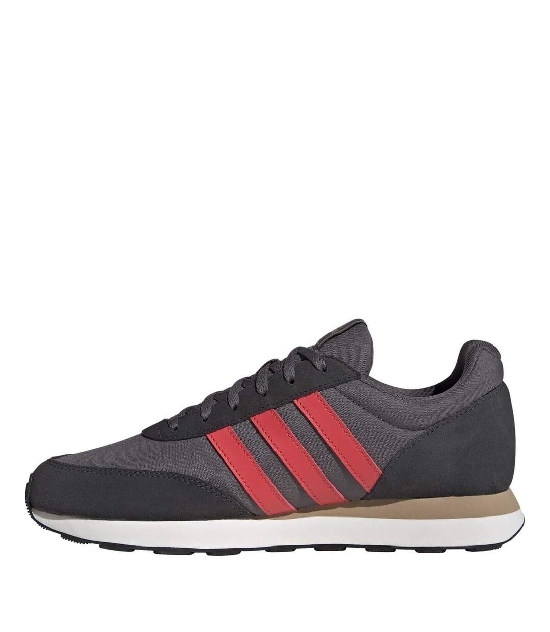 Baskets Motif/style À Rayures Run 60s 3.0 Homme Gris Rouge Carbone Adidas-2