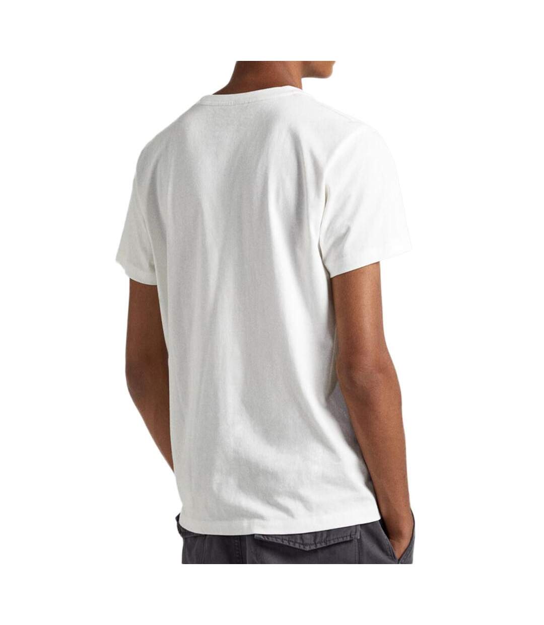 T-shirt Blanc Homme Pepe jeans Wido - S