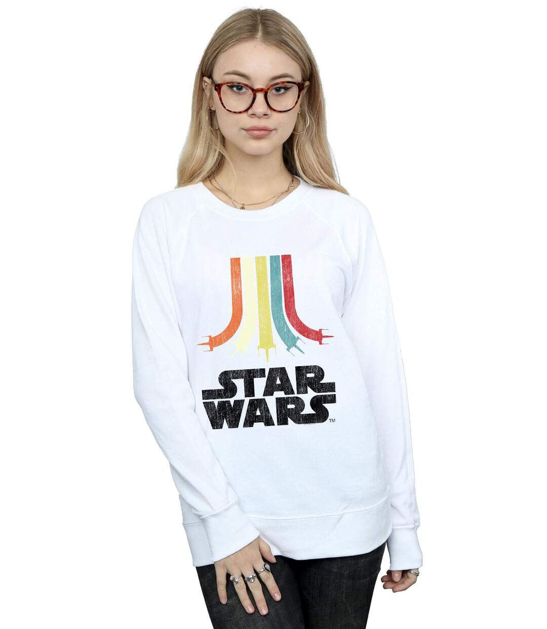 Chandails en molleton femme Star Wars Blanc 52 60