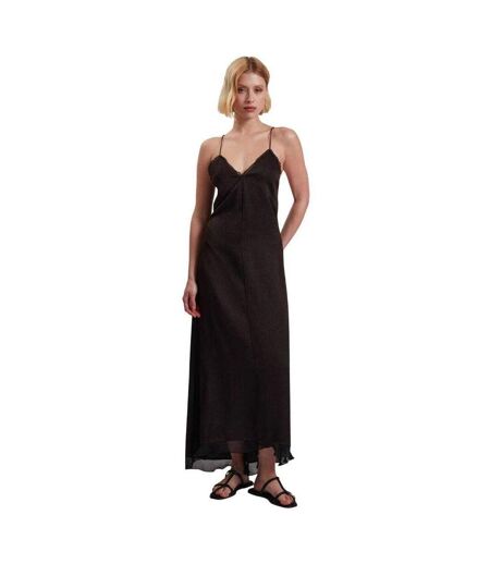 Womens/ladies Mylra Frill Detail Slip Dress Black Ted Baker