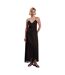 Womens/ladies Mylra Frill Detail Slip Dress Black Ted Baker-2