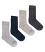 12 Pairs Ladies Non Elastic Boot Socks with Stripes-5