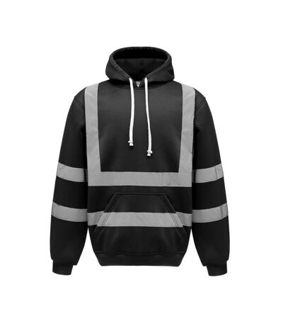 Yoko - Sweatshirt à capuche haute visibilité (Noir) - UTBC3938