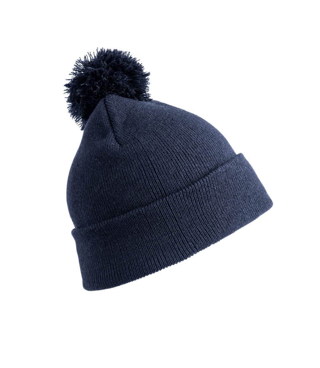 Result Winter Essentials Mens Pom Pom Beanie (Navy) - UTRW7248-1