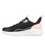 Womens/ladies Bobs Flex Trainers Black Pink Skechers-2
