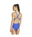 Maillot De Bain 1 Pièce Motif/style 3 Rayures Femme Bleu Vif Adidas-3