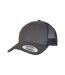 Casquette Trucker Retro Adulte Charbon Bleu Marine Flexfit-1