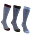 Sock Snob - 3 paires de chaussettes femme extra longues en laine douce et chaude-5