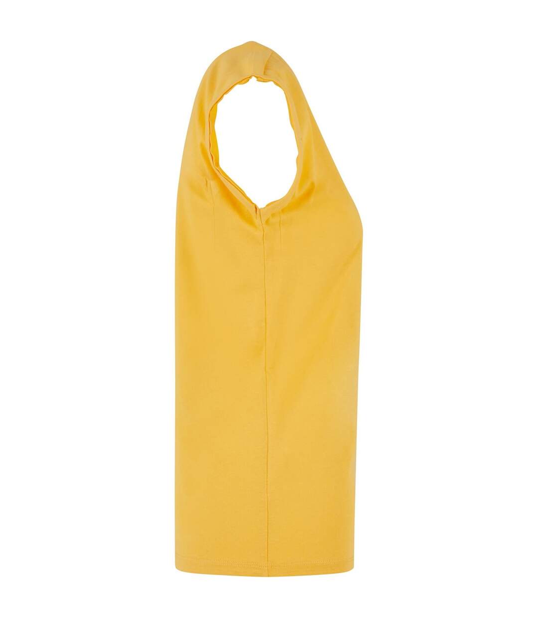 T-shirt Femme Jaune Build Your Brand-4