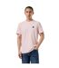 T-shirt Beach Badge Homme Vieux Rose Weekend Offender-1