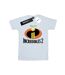 Disney Womens/Ladies Incredibles 2 Emblem Logo Cotton Boyfriend T-Shirt (Blanc) - UTBI41930-1
