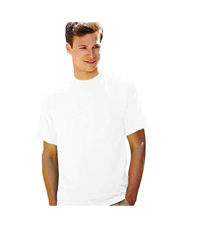 Fruit Of The Loom Mens Valueweight Short Sleeve T-Shirt (White) - UTBC330