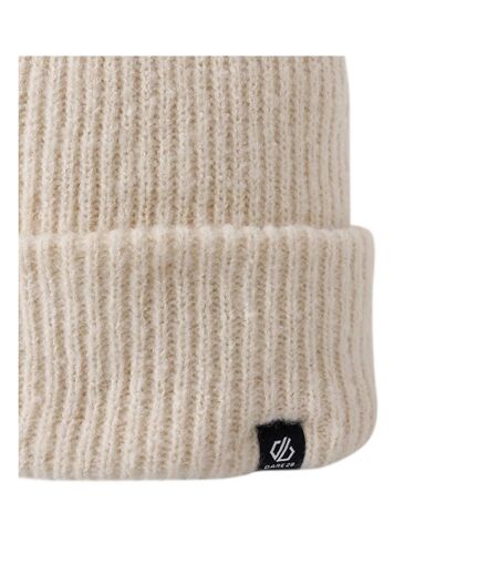 Bonnet Motif/style Pompon Femme Beige Pâle Dare 2B
