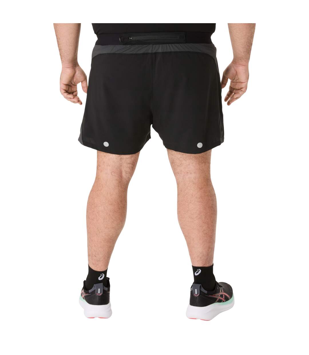 Short De Course Road Homme Noir Gris Asics-2