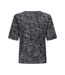 T-Shirt noir/blanc femme jdy debbie - l-2